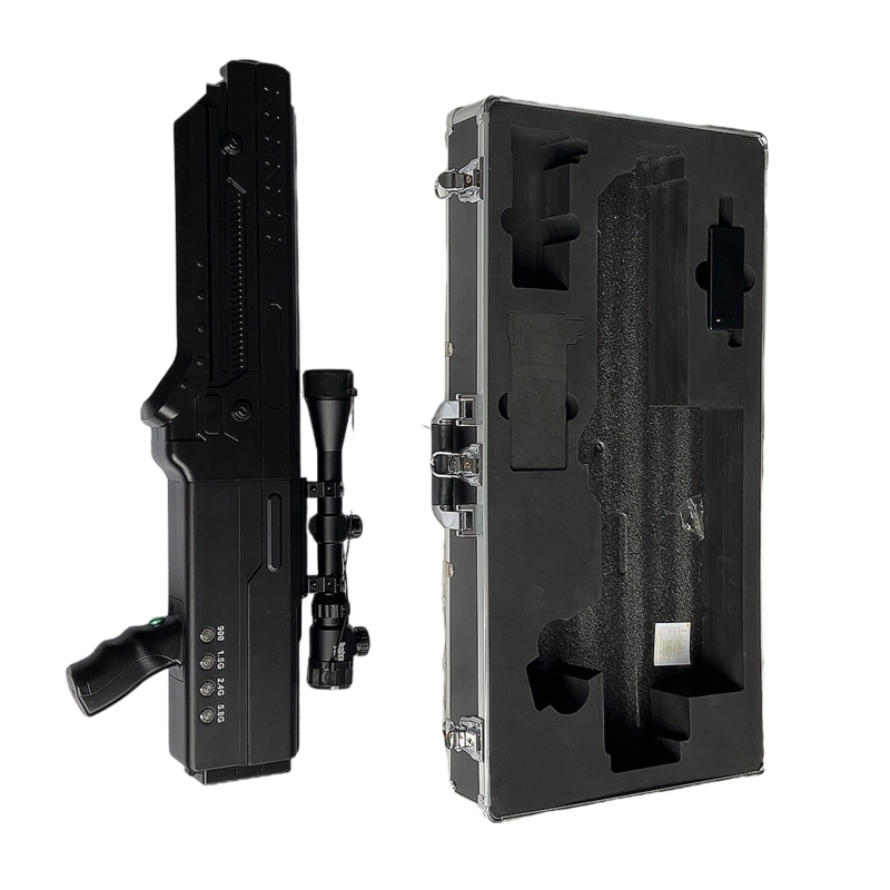  韩城手持便携式枪型低空防御反制四通道A型