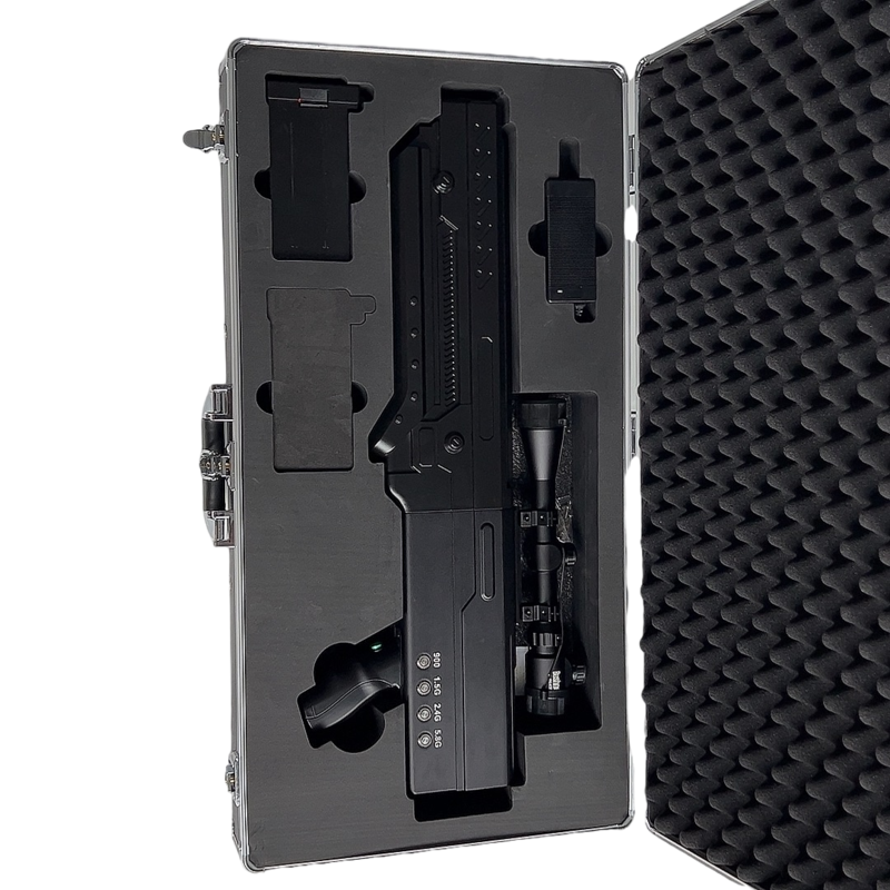  韩城手持便携式枪型低空防御反制四通道B型