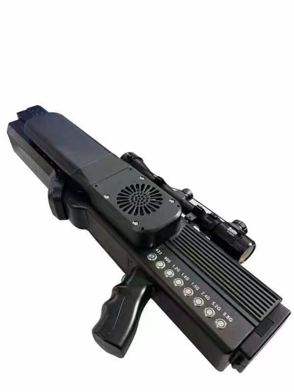  韩城手持便携式枪型低空防御反制八通道